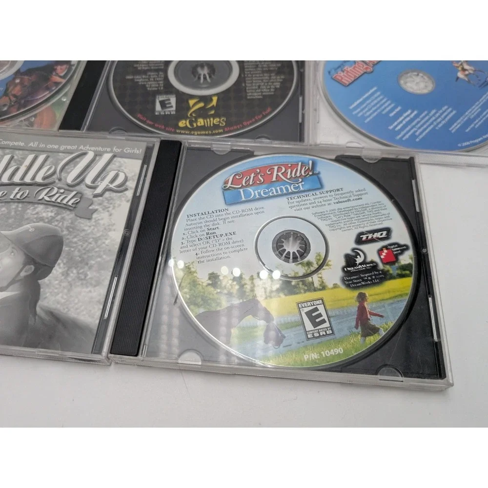 Let's Ride! PC Game Lot Dreamer Coral Club Friends Saddle Up 6 Games
